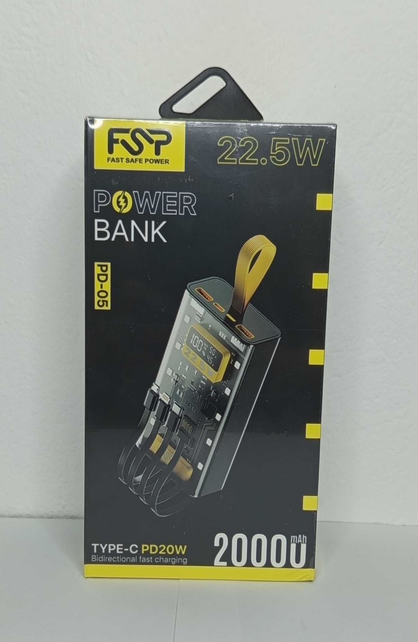پاور بانک 20000 میلی آمپر FSP مدل PD-05