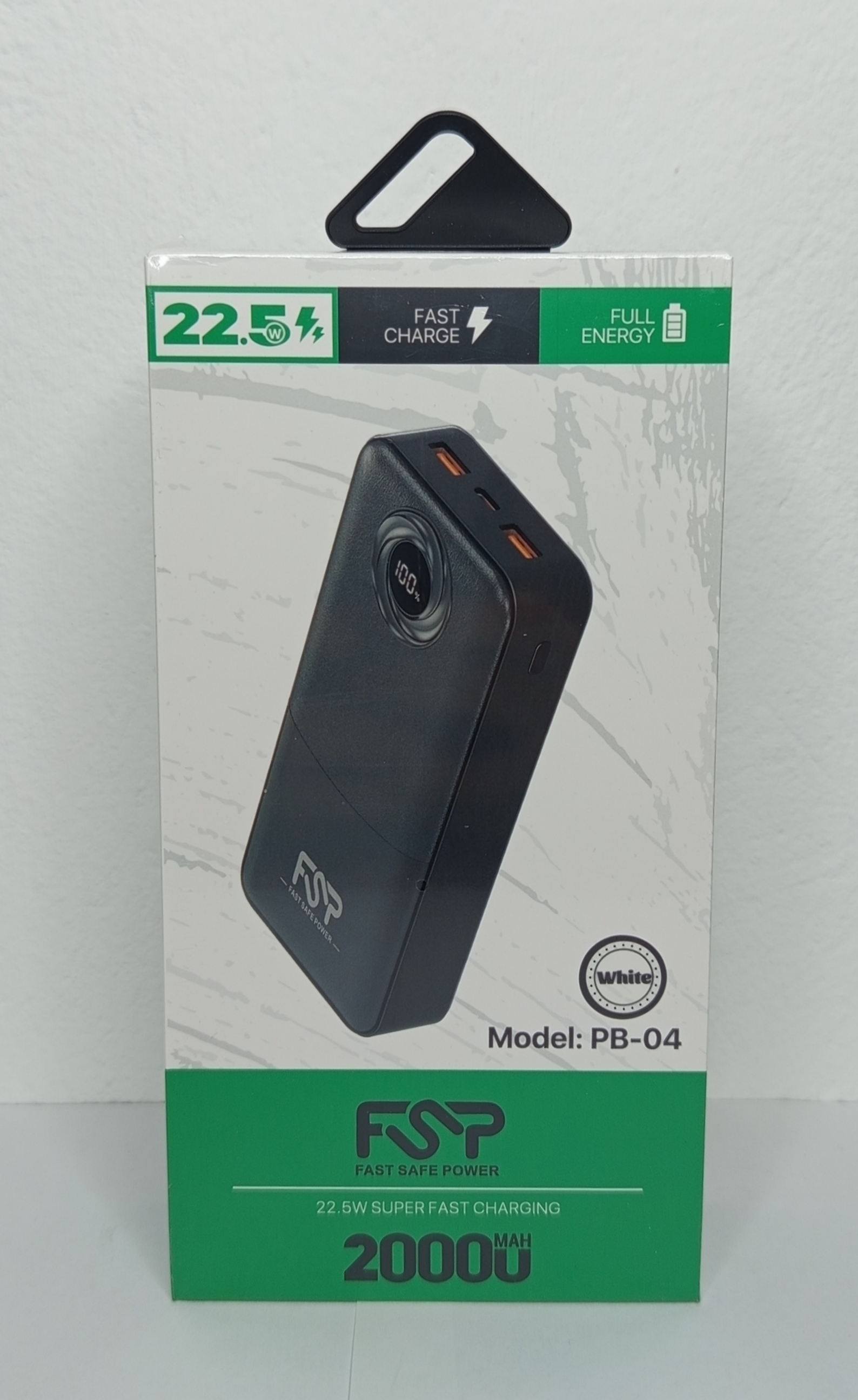 پاوربانک اف اس پی مدل FSP PB-04 ظرفیت 20000 میلی آمپر